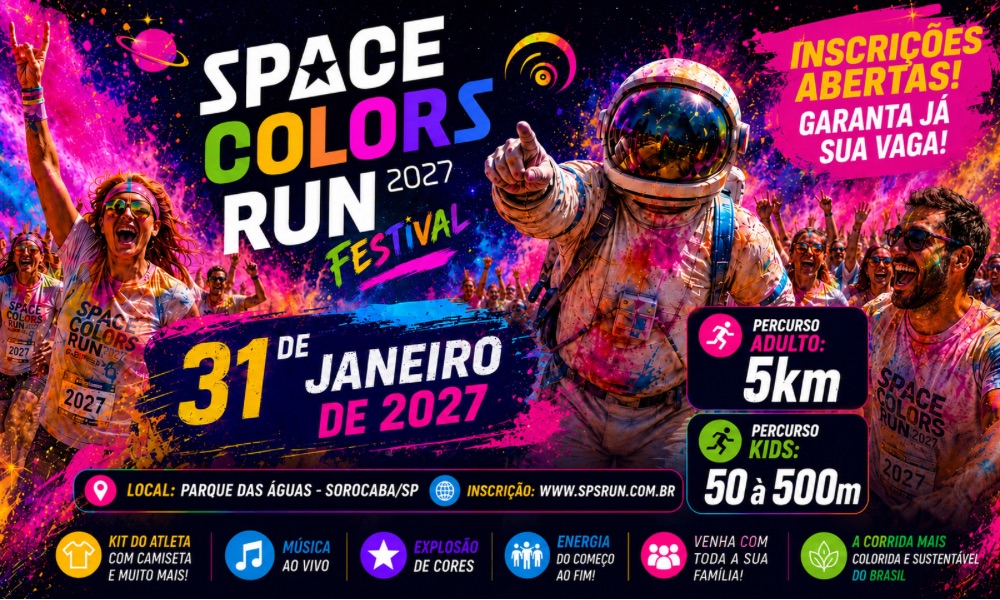 Banner da prova Space Colors Run