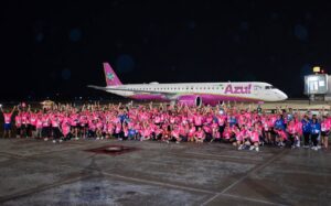 Corrida Rosa da Azul Linhas Aéreas Aeroporto Viracopos Campinas