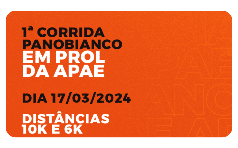 1ª Corrida e caminhada Panobianco Campinas em prol da APAE