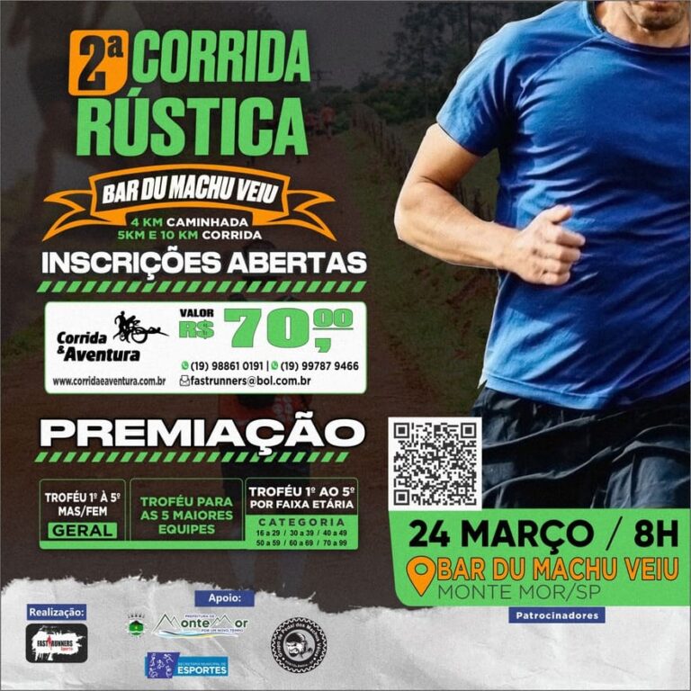II Corrida Rústica Bar Du Machu Veiu