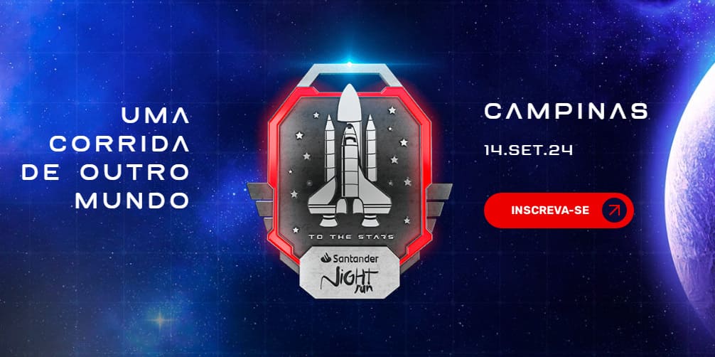 Corrida Night Run Etapa Campinas Missão Apolo 2024