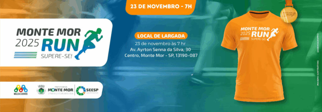 Banner da prova Monte Mor Run