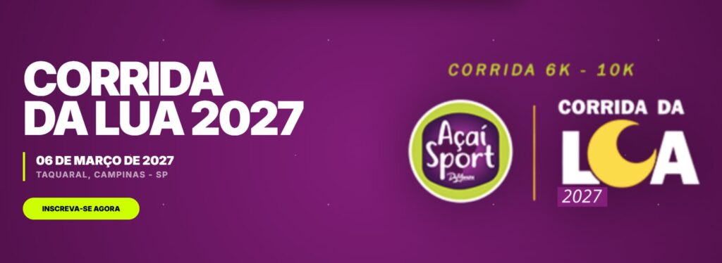Banner da prova Corrida da Lua 2027