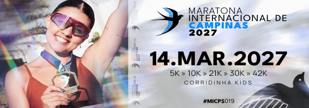 Banner da prova 2ª Maratona Internacional de Campinas