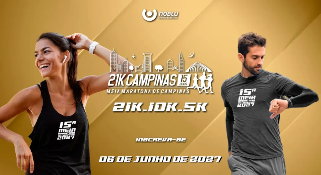 Banner da prova 15º Meia Maratona de Campinas