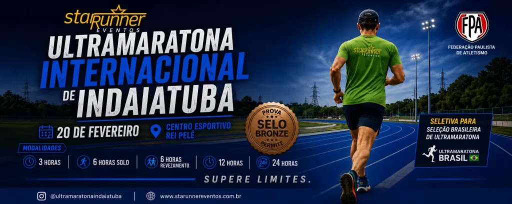 Banner da prova Ultramaratona de Indaiatuba 2027
