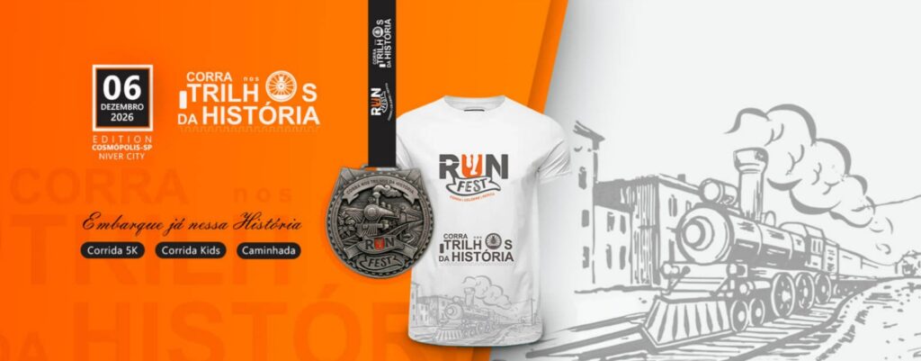 Banner da prova Run Fest Niver City- Cosmópolis