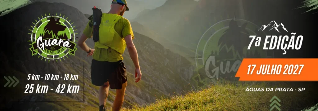 Banner da prova 7º Etapa Guará Trail Run- Águas da Prata